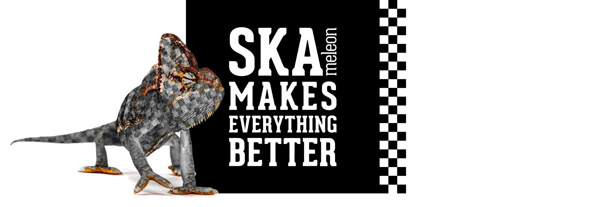 ska makes everything better logo mit skameleon